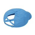 thumbnail image 4 of Casquette de Baseball Respirante Maille Croisée Conception Creuse Large Bord Protection Solaire Chapeau de Queue de Cheval Extérieur, 4 of 7