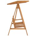 thumbnail image 3 of vidaXL Swing Bench 66.9" Solid Teak Wood, 3 of 6