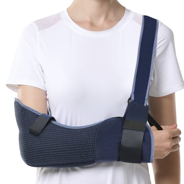 VELPEAU Écharpe de Bras Immobilisateur d'Épaule, Convient au Bras Gauche Ou Droit, Unisexe (Grand)