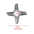 thumbnail image 3 of Grinder Blades,Cross shaped Professional Steel Meat Grinder Blade Grinder Blade Best in Class, 3 of 3