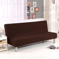 thumbnail image 2 of Housse de Sofa Pliable - Housse de Futon Uni / Tissu Polyester Élastique Housse Tout Inclus / Housse de Sofa Extensible pour Salon / Housse Protectrice pour Meubles, 2 of 8