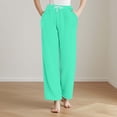 thumbnail image 1 of Pisexur Pantalon de Pyjama pour Femmes Doux Confortable Bas de Détente et de Nuit pour Femmes Vert,P, 1 of 8