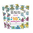 thumbnail image 1 of Darling Souvenir Multicolor Birthday Invitation Card 28 Pcs Fill or Write In Blank Invites Printable Party Supplies 5 x 7 Inches, 1 of 5
