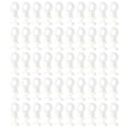 thumbnail image 3 of 50 Pcs Rouleaux de Tringle en Plastique Rail de Rideau Roues pour Fenêtre Porte Rideaux de Douche (Beige), 3 of 8