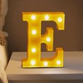 thumbnail image 4 of TopLLC Christmas Decor LED Letter Lights Sign Light Up For Home Party Wedding Decoration Light Up Letters Alphabet Letter Sign Battery Powered For Christmas Birthday Party Decoration warning light, 4 of 4