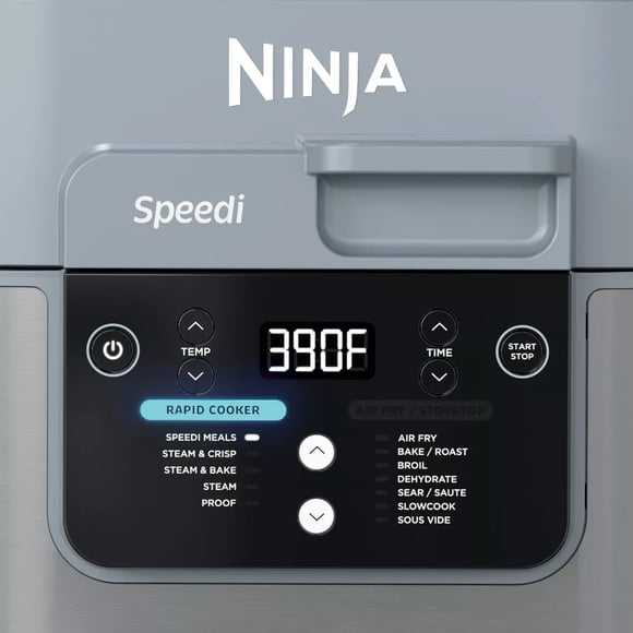 Ninja Speedi Friteuse à Air Chaud et Cuiseur Rapide 6 Pintes - Gris Sel de Mer