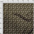thumbnail image 3 of oneOone Georgette Viscose Dark Brown Fabric Florals Sewing Craft Projects Fabric Prints By Yard 42 Inch Wide, 3 of 4