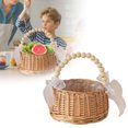 thumbnail image 2 of BotaniNest Outdoor Woven For Picnic Gardening And Storage Handmade Natural Planter, 2 of 5