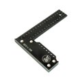 thumbnail image 1 of Carpenter Square Measuring Layout Tool Professional Marking Tool 90 Degree Ruler Black 200mm, 1 of 9