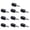 Black, variant on Self-tapping Screws Cabinet Laminate Support Self Tapping Screw