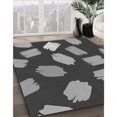 thumbnail image 3 of Ahgly Tapis Rectangulaire Lavable en Machine Intérieur Transitionnel Gris Canon, 6 Pieds x 9 Pieds, 3 of 7