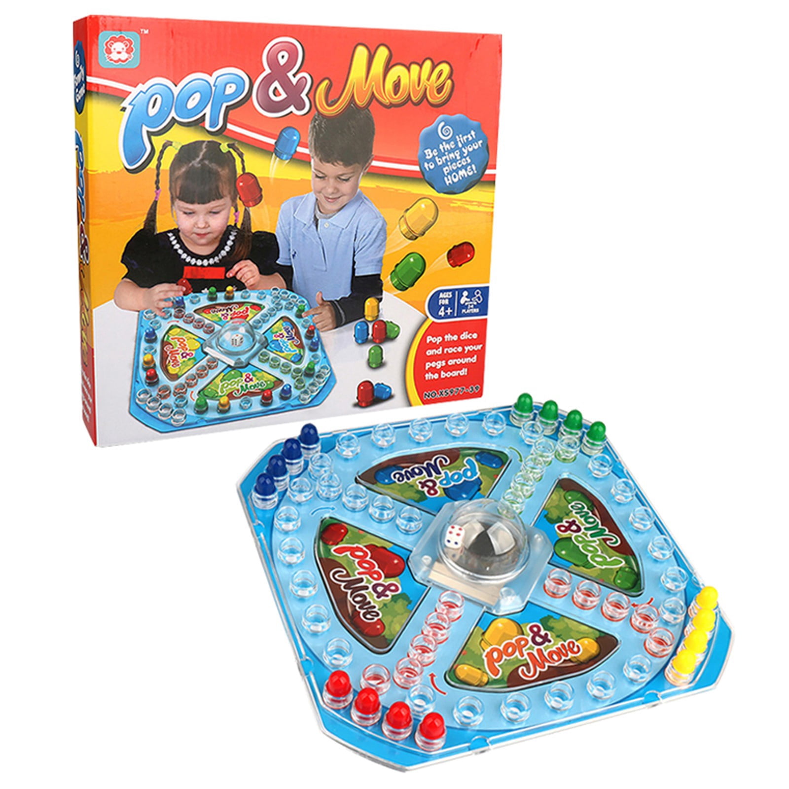 MVRLSH Clearance! Board Game And Board Game Board Game And Hop Classic Board Game For 2 4 Players Classic Game