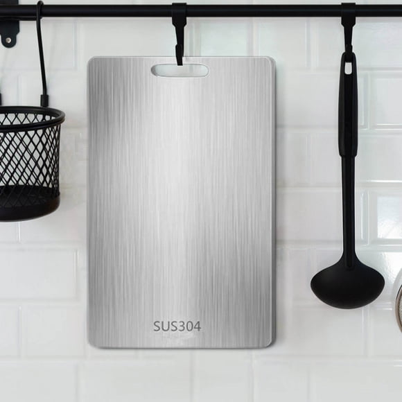 Cutting Boards for Kitchen, Food Grade 304 Stainless Steel Chopping Board for Meat Fruit and Vegetables