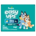 thumbnail image 1 of Pampers Easy Ups Girls & Boys Potty Training Pants, Size 4 (2T3T), Bluey Absorbent Training Underwear, Up to 100% Leakproof Day and Night, Hypoallergenic, 1 of 21