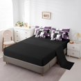 thumbnail image 3 of YST Abstract Geometric Full Bedding Set For Girls Kids Safari Leopard Print Bed In A Bag 7 Piece Cheetah Checkered Comforter Set With Sheets Wildlife Grids Bed Set Wild Animal, 3 of 5