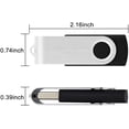 thumbnail image 3 of 2GB USB Flash Drive Bulk Thumb Drives 10 Pack with Lanyards USB 2.0 Jump Drive 2GB Memory Sticks Zip Drive Pen Drive for Storage and Backup( BLACK 2GB*10PCS), 3 of 5