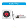 thumbnail image 5 of Lecteur CD Portable Haut-Parleur Compatible Bluetooth Rechargeable pour Voiture et Maison, Émetteur Bluetooth 5.0, 5 of 5