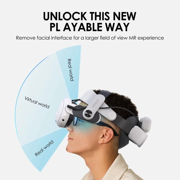 BOBOVR M3 Pro VR Head Strap accessory Compatible with Meta Quest 3