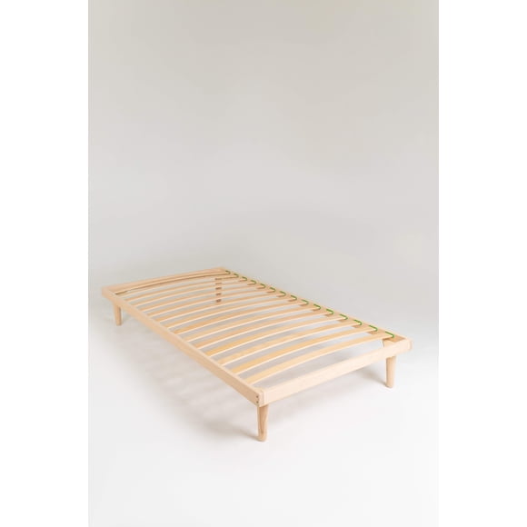 CHK 11 inch Beechwood Platform Bed Frame | Minimalistic Bed | Mattress Foundation | No Box Spring Needed | Extra Flexible Beechwood Slats