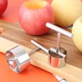 thumbnail image 3 of 2 Pcs Extracteurs de Poires en Acier Inoxydable Outils Portables pour Creuser les Fruits Fournitures pour la Maison, 3 of 9