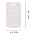 thumbnail image 2 of OULII 6Pcs Bed Foot Pads White Plastic Buffering Raising Pad for Sofa Leg, 2 of 8