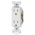 thumbnail image 2 of Decora 15A-125V White Normal Tamper Resistant Receptacle, 2 of 3