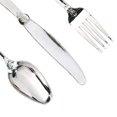 thumbnail image 4 of maskred Eco-Friendly Durable Plastic Forks Spoons and for Party Decor Silverware Silver 18.5cm 1Set, 4 of 6