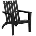 thumbnail image 1 of Costway Patio Adirondack Chair Acacia Wood Lounge Armrest Garden Deck Black, 1 of 9
