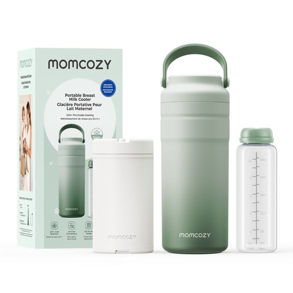 Momcozy  Mini Breast Milk Storage Organizer Tower, Light Green