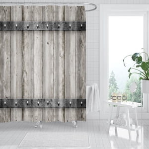 Chmadoxn Rideaux de douche, Rideaux Blackout Différents modèles Douche Rideaux douche Salle de bain Rideau de douche Impression numérique Polyester Rideau de pluie