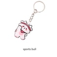 thumbnail image 4 of Cartoon Keychain Ring Fashion Cute Animal Acrylic Door Cartoon Keychain Car Key Holder Backpack Purse Wallet Keyring Pendant for Female Type 6, 4 of 9