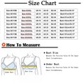 thumbnail image 4 of Pisexur Bras for Women Comfortable Full Coverage Wireless Bras for Women High Support Push Up Bra Solid Color Seamless Everyday Bra Plus Size Front Closure Bras No Underwire, 4 of 9