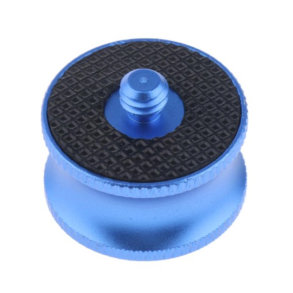 Tachiuwa 1/4-20 Male to 3/8-16 Female Screw Adapter Mount for Tripod Camera Monopod Blue
