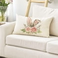 thumbnail image 1 of Dvkptbk Linen Pillowcase Easter Lumbar Pillow Covers 11.81X16.68 He Is Risen Spring Religious Pillows Case Decorative Linen Pillow Covers for Couch Home Home Decoration, 1 of 8