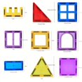 thumbnail image 3 of 35pcs/50pcs/70pcs Magnetic Tiles, Magnetic Building Blocks For Children, Magnetic, 3 of 5