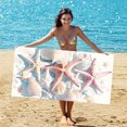 thumbnail image 1 of LSLJS Sac de Serviettes de Plage pour l'Europe et les États-Unis, Sac à Dos de Rangement Portable, Serviette Imprimée, Serviette de Bain, Serviettes de Bain en Polyester, 1 of 6