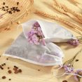 thumbnail image 3 of 100pcs/set Tea Bag Empty Loose Tea Disposable Tea Leaf Pouch Drawstring Fabric Herb Holder DIY Drink Filter Bag, 8x10cm, 3 of 9