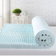 thumbnail image 4 of Zinus Spa Sensations 3 inch Swirl Cooling Gel Memory Foam Air Flow Mattress Topper, 4 of 7