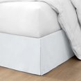 thumbnail image 1 of Jupe de Lit Plissée Ajustement Facile Retombée de 16 Pouces Pouces / en Microfibre / Jupe de Lit Décorative Format Simple / Blanc, 1 of 7