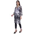 thumbnail image 2 of Moomaya Long Sheer Shrug Printed Open Front Beach Coverup Summer Cardigan, 2 of 8