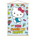 thumbnail image 1 of Hello Kitty - Happy Wall Poster, 22.375" x 34", 1 of 4