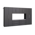 thumbnail image 2 of Prepac HangUps 120" Storage Cabinet Set I - 6 pc - Black, 2 of 4