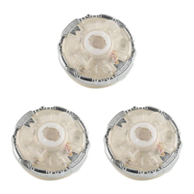 bedienty Burst Fast 4D Top Base LED Flash B Series Burst Toy White Unmatched Durability Fight Blush Style A 3Set