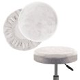 thumbnail image 4 of pitrice 2X Stool Cover Bar Supplies Dustproof Chair Covers Fine Multipurpose Washable Exquisite Workmanship Handily Install Party Accessories Exquisite White M, 4 of 9