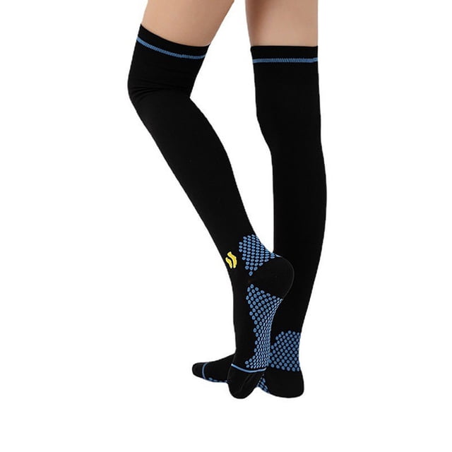 Yhmxh Women's Socks Fitness Exercise Pressure Socks Massage Rope Yoga Leg Socks Running Sports Protective Muscle Compression Socks Compression Socks for Women Warm Socks for Women