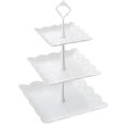 thumbnail image 1 of Three Layer PP Fruit Tray Cake Stand Vegetable Storage Rack Candy Plate Dessert Serving Tray, 1 of 7