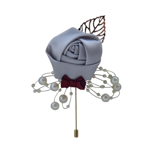 Youkk Cloth Chic And Stylish Brooch Pin Fashion Statement With Exquisite Piece Modern Minimalist Corsage light grey 1Set
