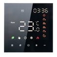 thumbnail image 1 of Smart WiFi Thermostat Voice Control 3A Digital Programmable LCD Display Touchscreen Underfloor Heating Temperature Controller Digital Intelligent Wall Thermostat for Water Heating Compatibl, 1 of 6