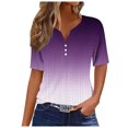 thumbnail image 1 of Birdeem Blouses for Women Womens V-Neck Solid Color T-Shirt Top, 1 of 12