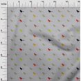 thumbnail image 2 of oneOone Viscose Jersey Fabric Artistic Bird Print Fabric BTY 60 Inch Wide, 2 of 4